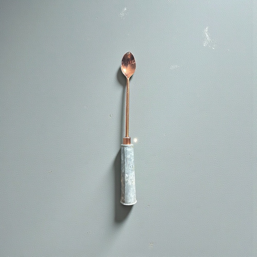 Copper Tasting Spoon with Heavy Weighted‎ Handle
